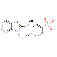 3-Methyl-2-(methylthio)benzo[d]thiazol-3-ium 4-methylbenzenesulfonate