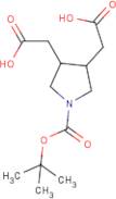 2,2'-(1-(tert-Butoxycarbonyl)pyrrolidine-3,4-diyl)diacetic acid