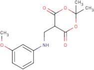 5-(((3-Methoxyphenyl)amino)methyl)-2,2-dimethyl-1,3-dioxane-4,6-dione