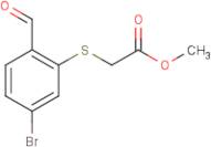 Methyl 2-((5-bromo-2-formylphenyl)thio)acetate