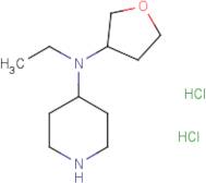 N-Ethyl-N-(tetrahydrofuran-3-yl)piperidin-4-amine dihydrochloride