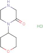 1-(Tetrahydro-2H-pyran-4-yl)-2-piperazinone hydrochloride