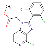 Methyl 2-(4-chloro-2-(2,6-dichlorophenyl)-1H-imidazo[4,5-c]pyridin-1-yl)acetate