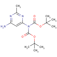 Di-tert-butyl (6-amino-2-methylpyrimidin-4-yl)carbamate