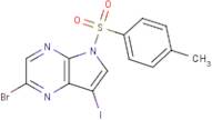 2-Bromo-7-iodo-5-tosyl-5H-pyrrolo[2,3-b]pyrazine