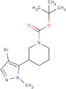 tert-Butyl 3-(4-bromo-1-methyl-1H-pyrazol-5-yl)piperidine-1-carboxylate