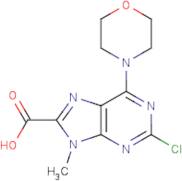 2-Chloro-9-methyl-6-morpholino-9H-purine-8-carboxylic acid