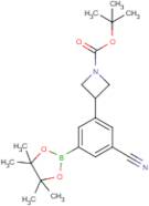 tert-Butyl 3-(3-cyano-5-(4,4,5,5-tetramethyl-1,3,2-dioxaborolan-2-yl)phenyl)azetidine-1-carboxylate