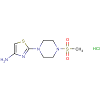 2-(4-(Methylsulfonyl)piperazin-1-yl)thiazol-4-amine hydrochloride