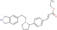 (E)-Ethyl 3-(4-(1-(2-(isoindolin-5-yl)ethyl)pyrrolidin-2-yl)phenyl)acrylate