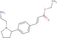 (E)-Ethyl 3-(4-(1-(2-aminoethyl)pyrrolidin-2-yl)phenyl)acrylate