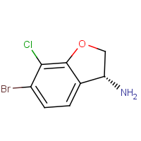 (R)-6-Bromo-7-chloro-2,3-dihydrobenzofuran-3-amine