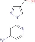 (1-(4-Aminopyridin-2-yl)-1H-pyrazol-4-yl)methanol