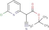 tert-Butyl 2-(6-chloropyridin-2-yl)-2-cyanoacetate