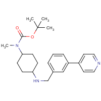 tert-Butyl methyl(4-((3-(pyridin-4-yl)benzyl)amino)cyclohexyl)carbamate