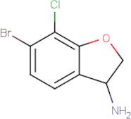 6-Bromo-7-chloro-2,3-dihydrobenzofuran-3-amine