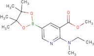 Methyl 2-(ethyl(methyl)amino)-5-(4,4,5,5-tetramethyl-1,3,2-dioxaborolan-2-yl)nicotinate