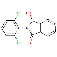 2-(2,6-Dichlorophenyl)-2,3-dihydro-3-hydroxypyrrolo[3,4-c]pyridin-1-one