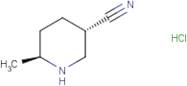 (3S,6S)-6-Methylpiperidine-3-carbonitrile hydrochloride