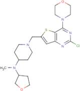 1-((2-Chloro-4-morpholinothieno[3,2-d]pyrimidin-6-yl)methyl)-N-methyl-N-(tetrahydrofuran-3-yl)piperidin-4-amine