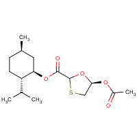 (5R)-(1R,2S,5R)-2-Isopropyl-5-methylcyclohexyl 5-acetoxy-1,3-oxathiolane-2-carboxylate