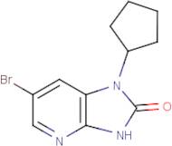 6-Bromo-1-cyclopentyl-1H,2H,3H-imidazo[4,5-b]pyridin-2-one