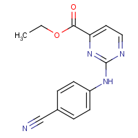 Ethyl 2-[(4-cyanophenyl)amino]pyrimidine-4-carboxylate