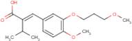 (2E)-2-{[4-Methoxy-3-(3-methoxypropoxy)phenyl]methylidene}-3-methylbutanoic acid