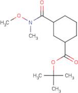 tert-Butyl 3-[methoxy(methyl)carbamoyl]cyclohexane-1-carboxylate