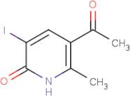 5-Acetyl-3-iodo-6-methyl-1,2-dihydropyridin-2-one