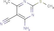 4-Amino-6-methyl-2-(methylsulfanyl)pyrimidine-5-carbonitrile