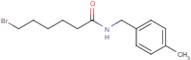 6-Bromo-N-[(4-methylphenyl)methyl]hexanamide