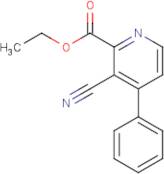 Ethyl 3-cyano-4-phenylpyridine-2-carboxylate