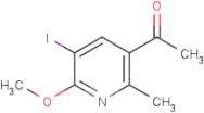 1-(5-Iodo-6-methoxy-2-methylpyridin-3-yl)ethan-1-one