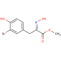 Methyl 3-(3-bromo-4-hydroxyphenyl)-2-(hydroxyimino)-propanoate