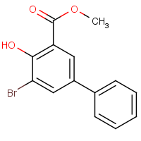 Methyl 3-bromo-2-hydroxy-5-phenylbenzoate