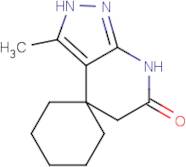 7'-Methyl-2',3',4',6'-tetrahydrospiro[cyclohexane-1,1'-pyrazolo[3,4-b]pyridine]-3'-one