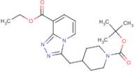 tert-Butyl 4-{[8-(ethoxycarbonyl)-[1,2,4]triazolo[4,3-a]pyridin-3-yl]methyl}piperidine-1-carboxylate