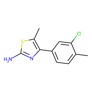 4-(3-chloro-4-methylphenyl)-5-methyl-1,3-thiazol-2-amine