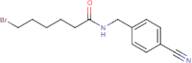 6-Bromo-N-[(4-cyanophenyl)methyl]hexanamide