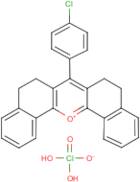 7-(4-chlorophenyl)-5H,6H,8H,9H-dibenzo[c,h]xanthenium dihydroxy(oxo)-λ~5~-cloranolate