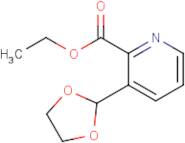 Ethyl 3-(1,3-dioxolan-2-yl)pyridine-2-carboxylate