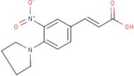 3-(3-Nitro-4-tetrahydro-1H-pyrrol-1-ylphenyl)acrylic acid