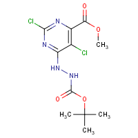 Methyl 6-({[(tert-butoxy)carbonyl]amino}amino)-2,5-dichloropyrimidine-4-carboxylate