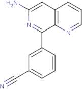 3-(6-Amino-1,7-naphthyridin-8-yl)benzonitrile