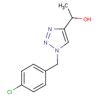 1-{1-[(4-Chlorophenyl)methyl]-1H-1,2,3-triazol-4-yl}ethan-1-ol