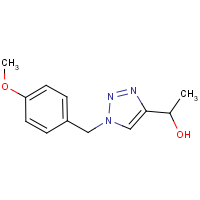 1-{1-[(4-Methoxyphenyl)methyl]-1H-1,2,3-triazol-4-yl}ethan-1-ol