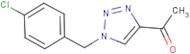 1-{1-[(4-Chlorophenyl)methyl]-1H-1,2,3-triazol-4-yl}ethan-1-one