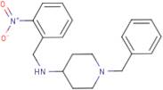 1-Benzyl-N-[(2-nitrophenyl)methyl]piperidin-4-amine