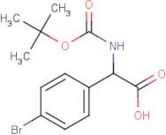 2-(4-Bromophenyl)-2-{[(tert-butoxy)carbonyl]amino}acetic acid